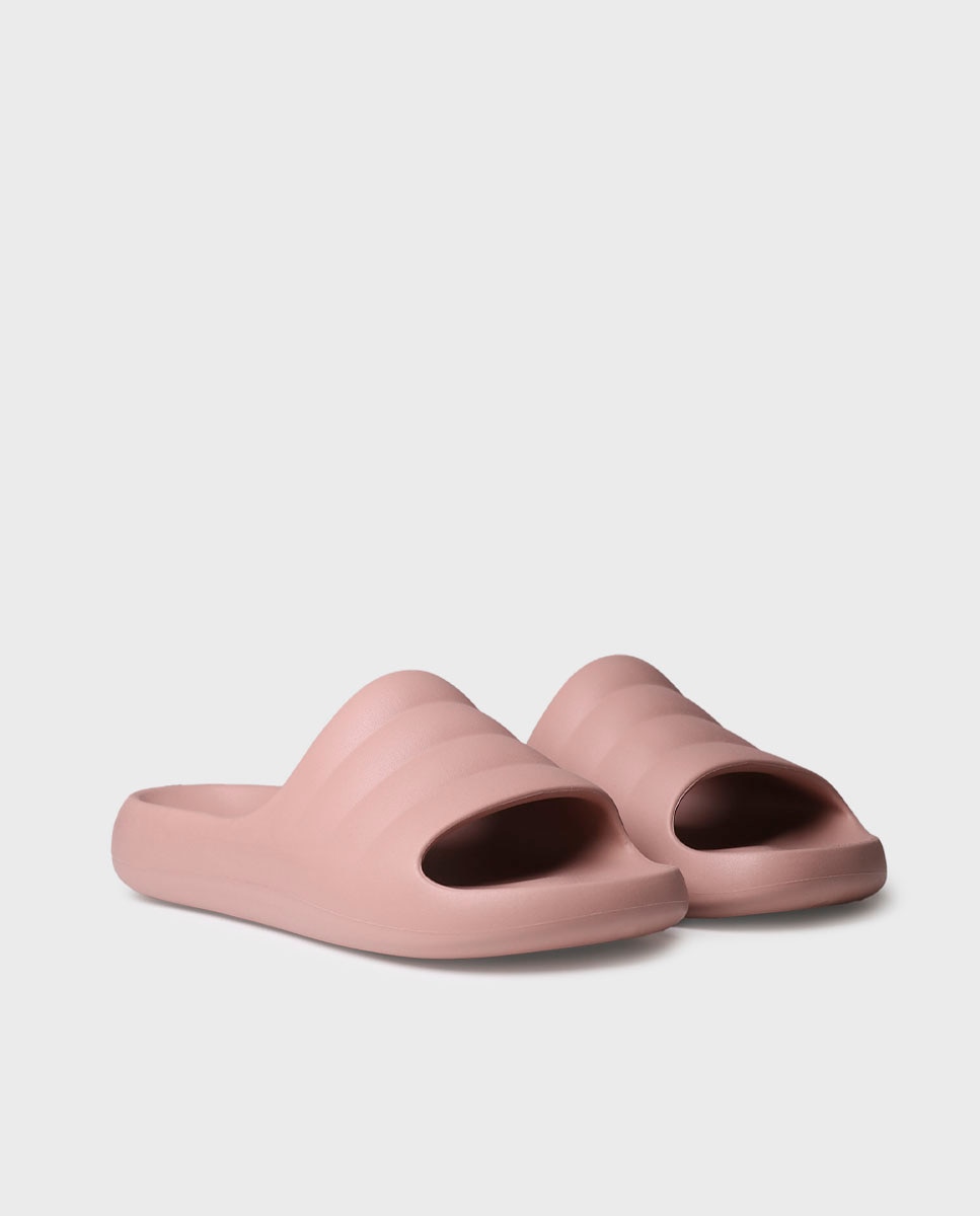 Chanclas planas de mujer de goma eva - Toni Pons - Rosa Rosa-2
