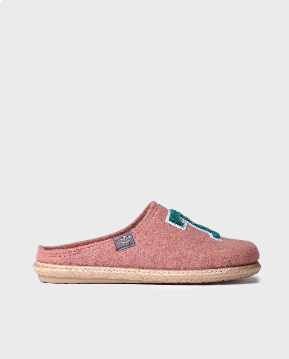Zapatillas de casa abiertas de mujer con bordado - Toni Pons - Multicolor Multicolor-1