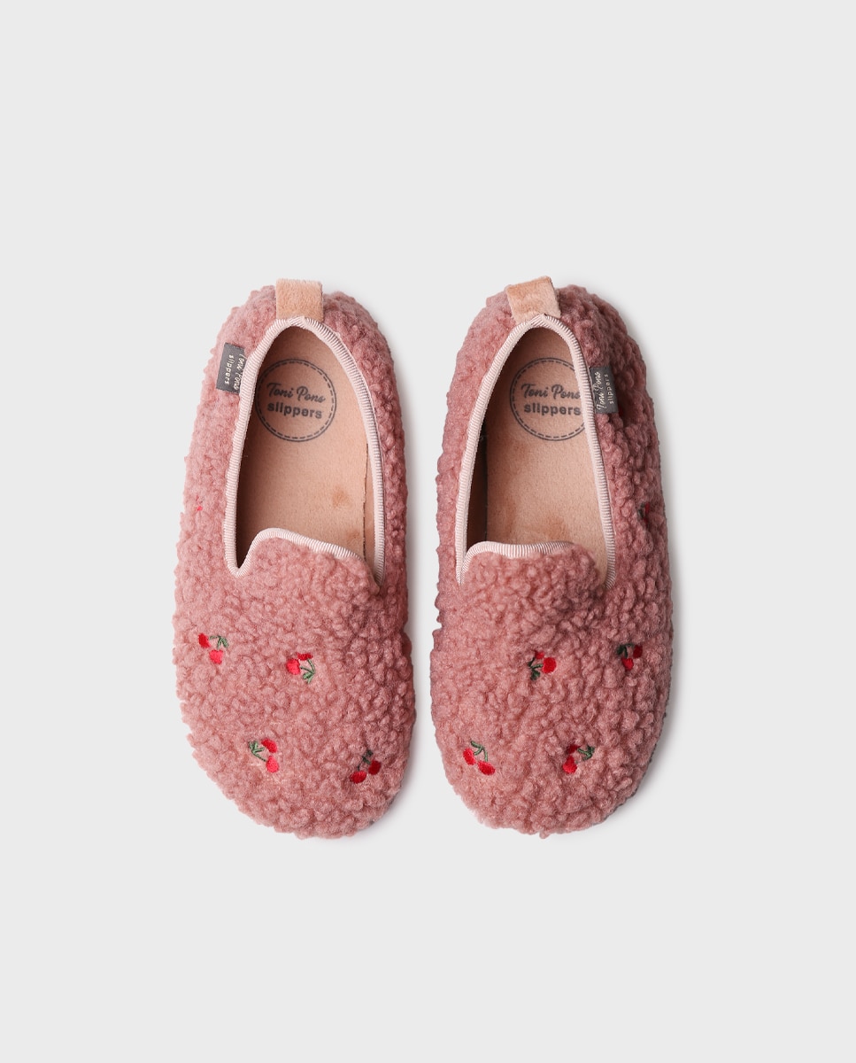 Imagen 3 de Zapatillas de casa cerradas de mujer con bordado - Toni Pons - Rosa Rosa