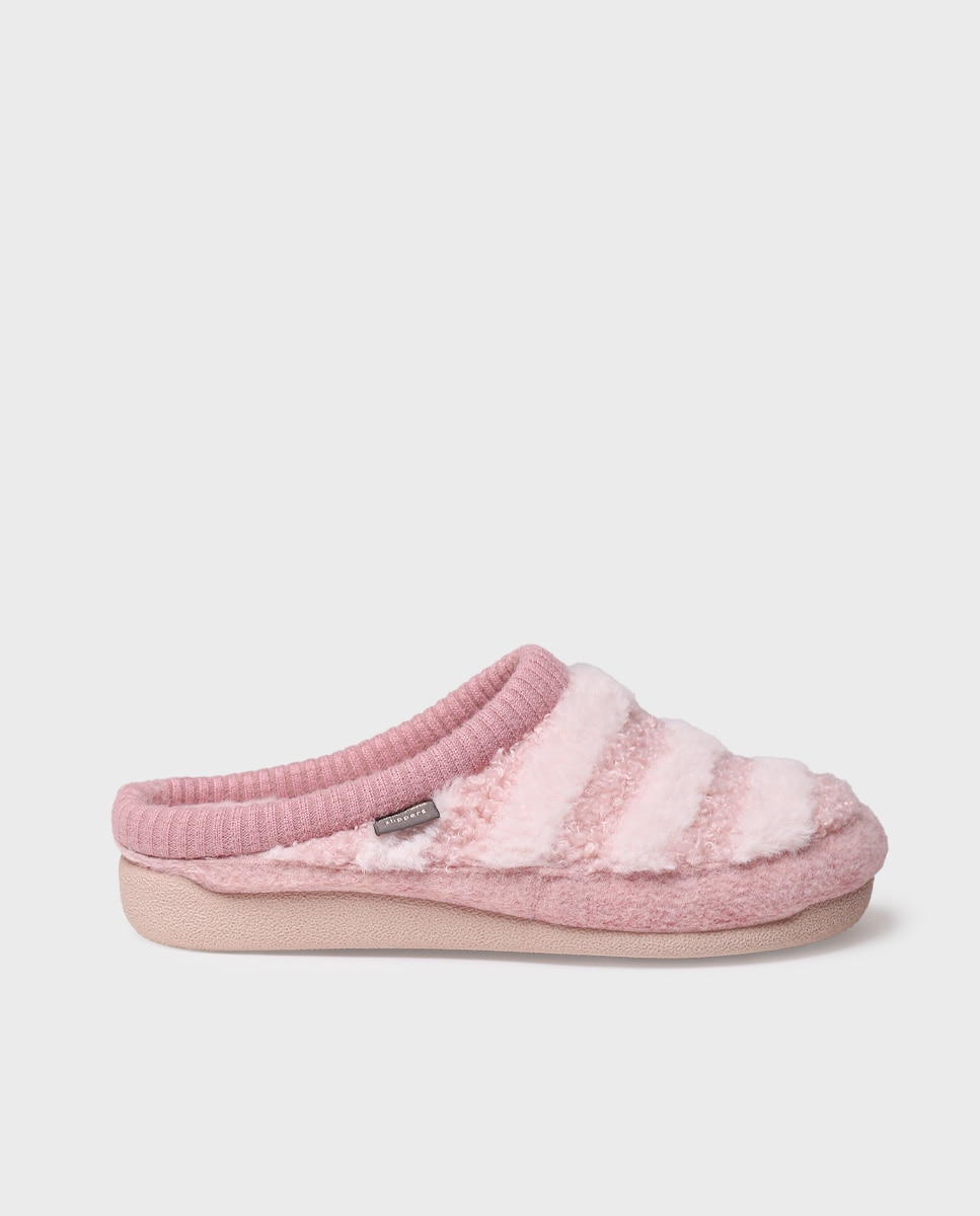 Imagen 0 de Zapatillas de casa cerradas de mujer tipo zueco Rosa
