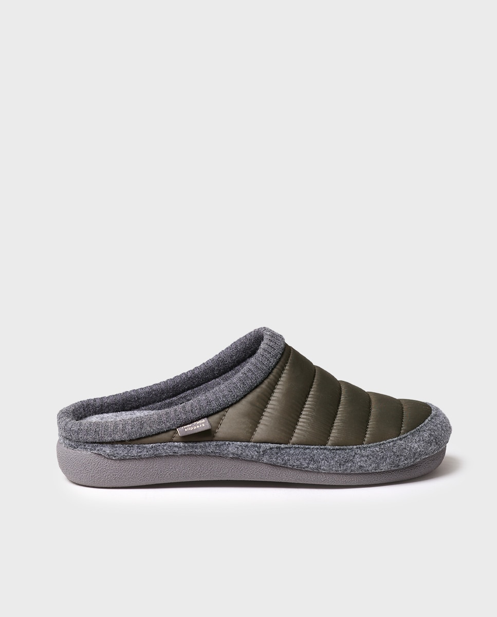 Zapatillas de casa de hombre de fieltro - Toni Pons - Kaki Kaki-1