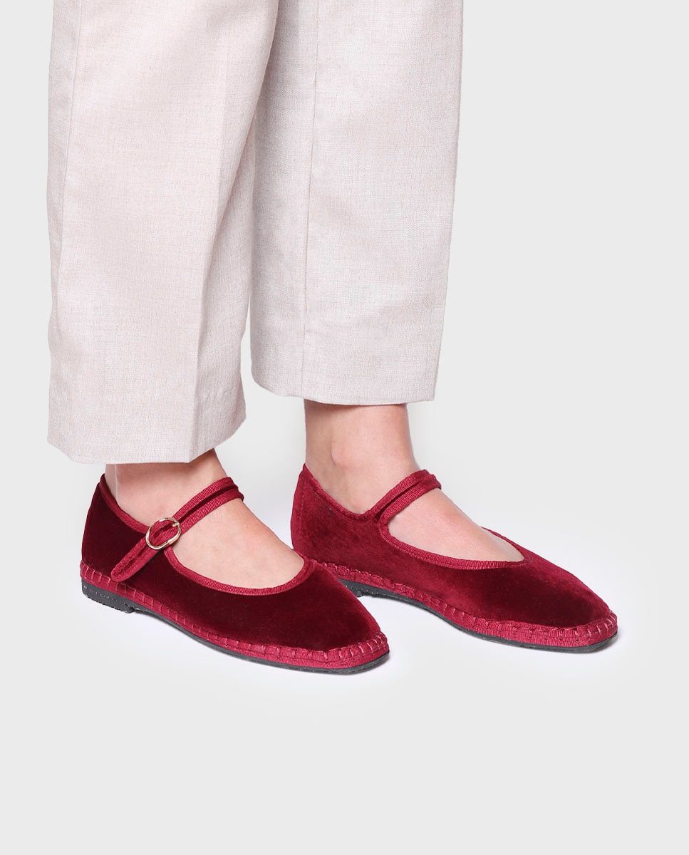Merceditas planas de terciopelo de mujer · Toni Pons · El Corte Inglés