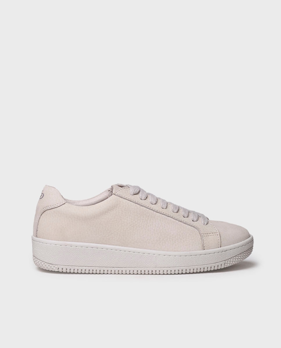 Zapatillas de mujer de piel con cordones - Toni Pons - Crudo Crudo-1