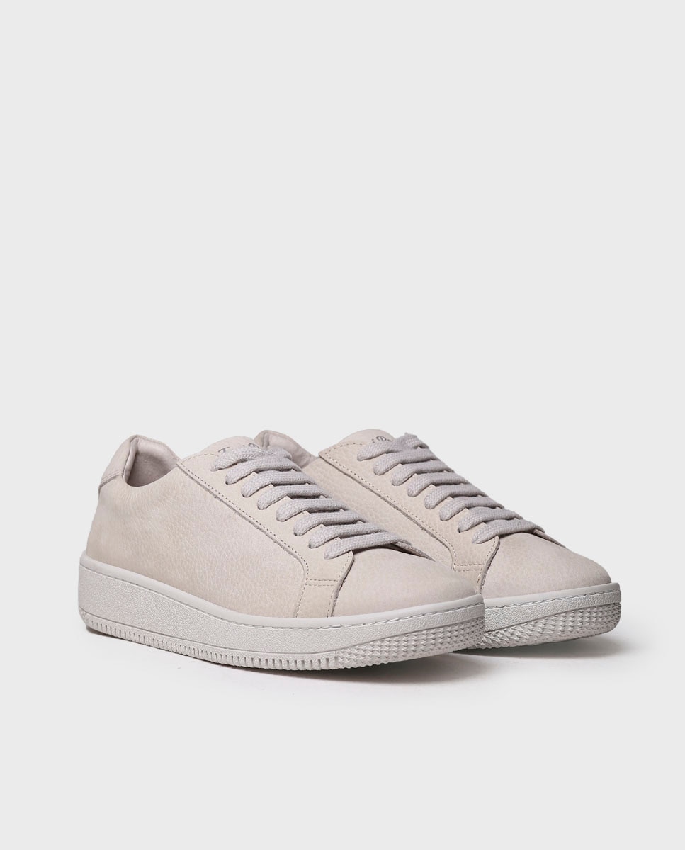Zapatillas de mujer de piel con cordones - Toni Pons - Crudo Crudo-2