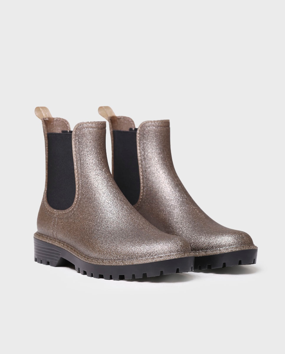 Botines de agua de mujer de caña baja - Toni Pons - Oro Oro-3