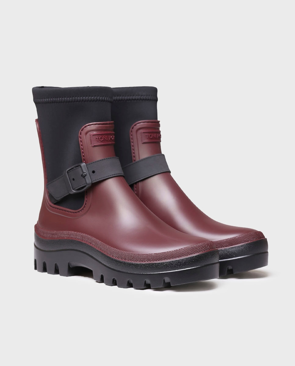 Botines de agua de mujer con plataforma - Toni Pons - Burdeos Burdeos-2