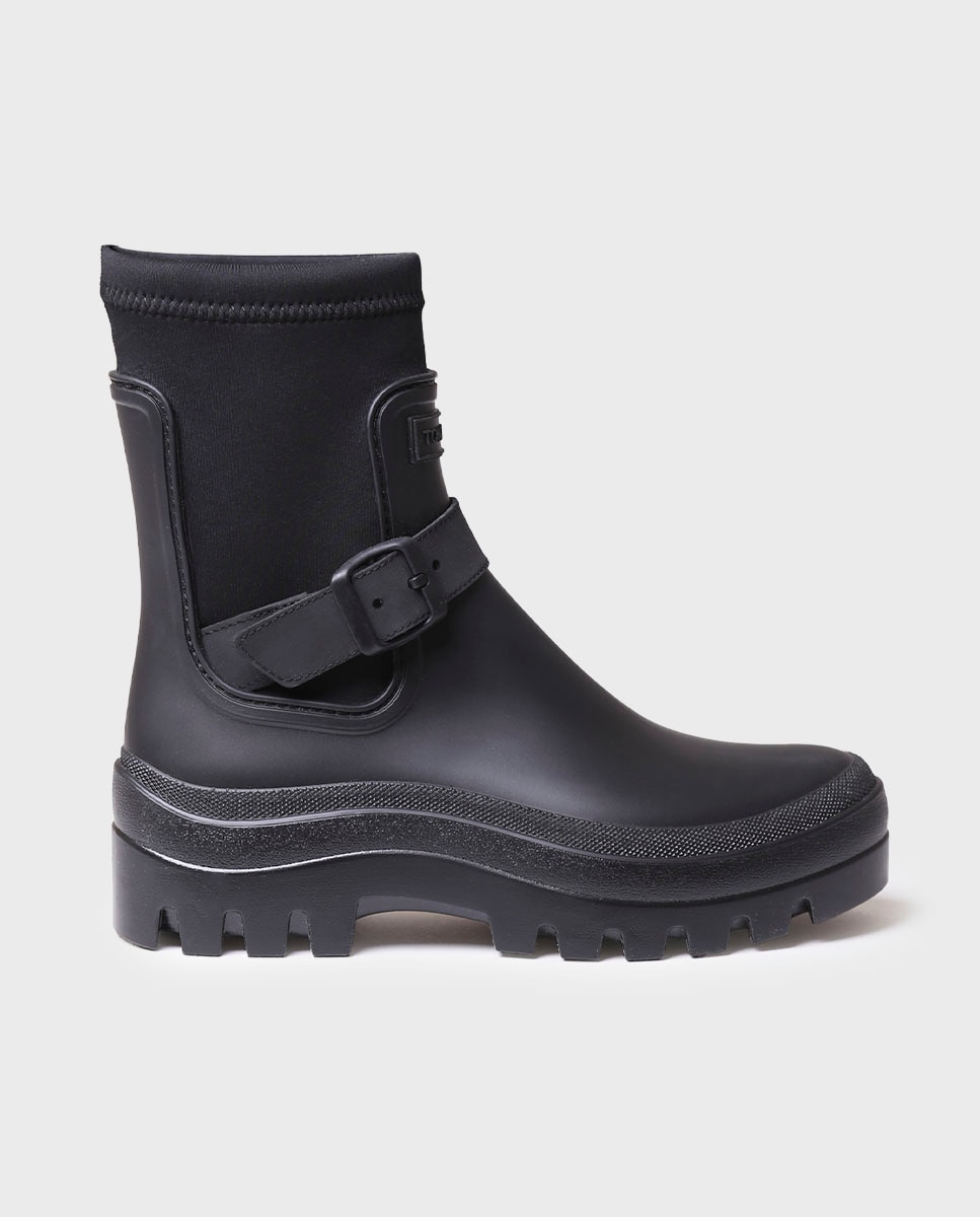 Botines de agua de mujer con plataforma - Toni Pons - Negro Negro-1