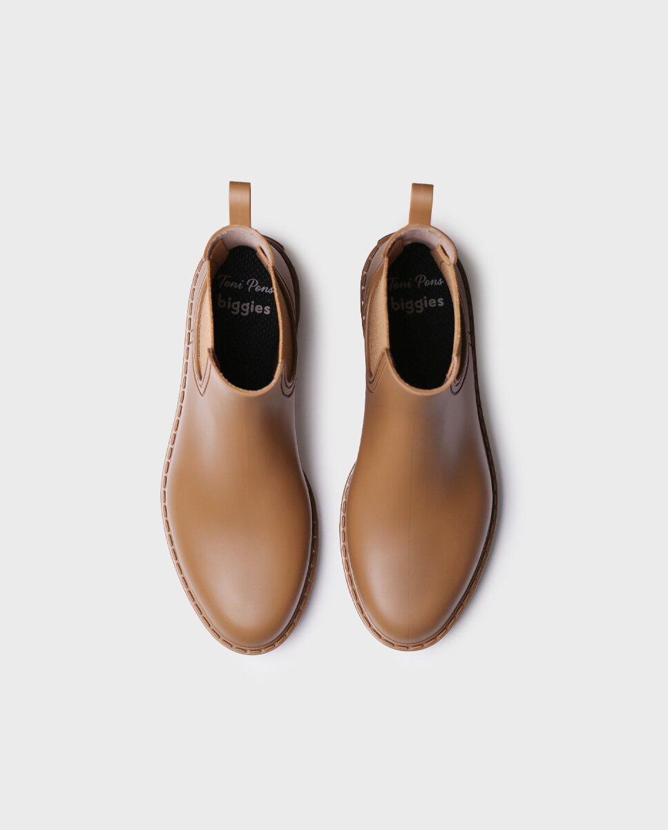 Botines de agua de mujer de caña baja - Marrón claro Marrón claro-3