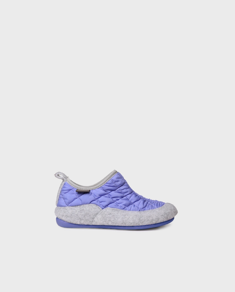 Imagen 1 de Zapatillas de casa cerradas de niños de tejido acolchado - Toni Pons - Morado Morado