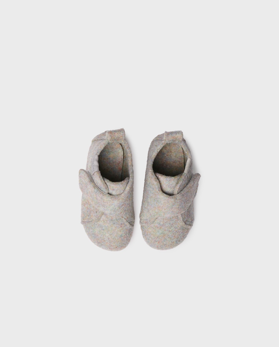 Zapatillas de casa cerradas de bebés de fieltro reciclado - Toni Pons - Multicolor Multicolor-3
