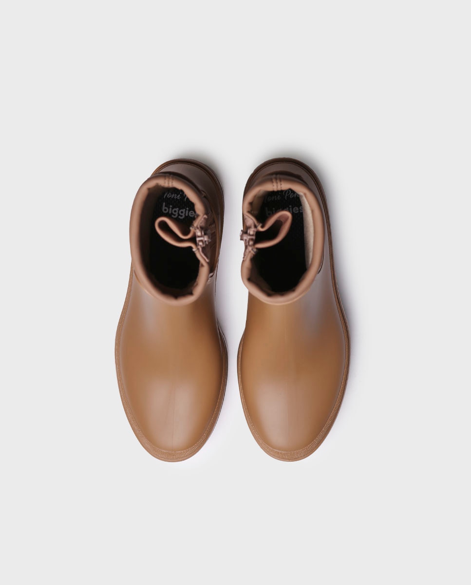 Botines de agua de mujer con plataforma - Toni Pons - Marrón claro Marrón claro-3
