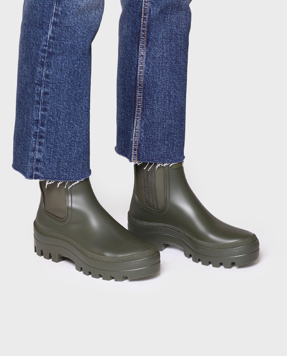 Botines de agua de mujer con plataforma - Toni Pons - Kaki Kaki-4