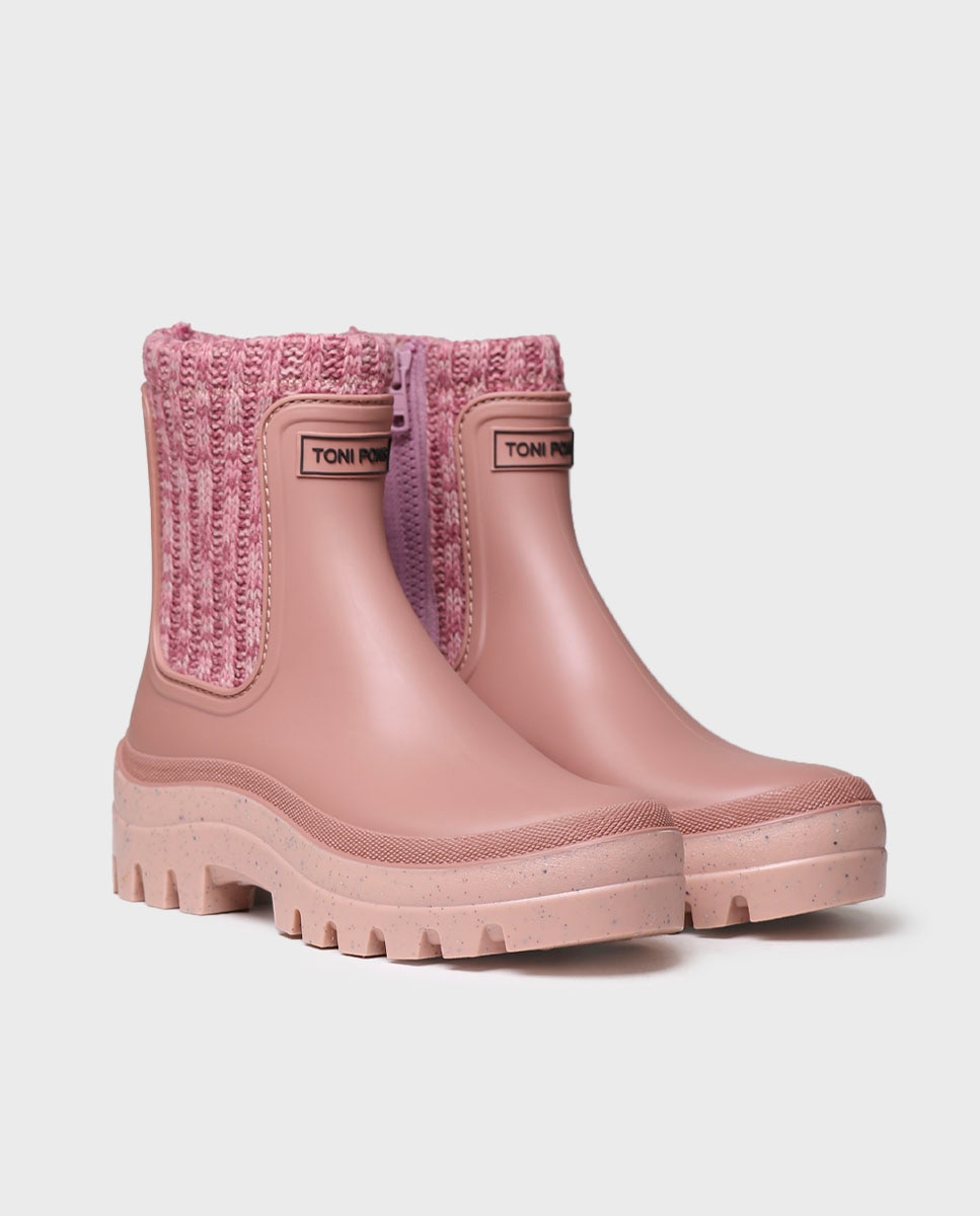 Botines de agua de mujer con plataforma - Toni Pons - Rosa Rosa-2