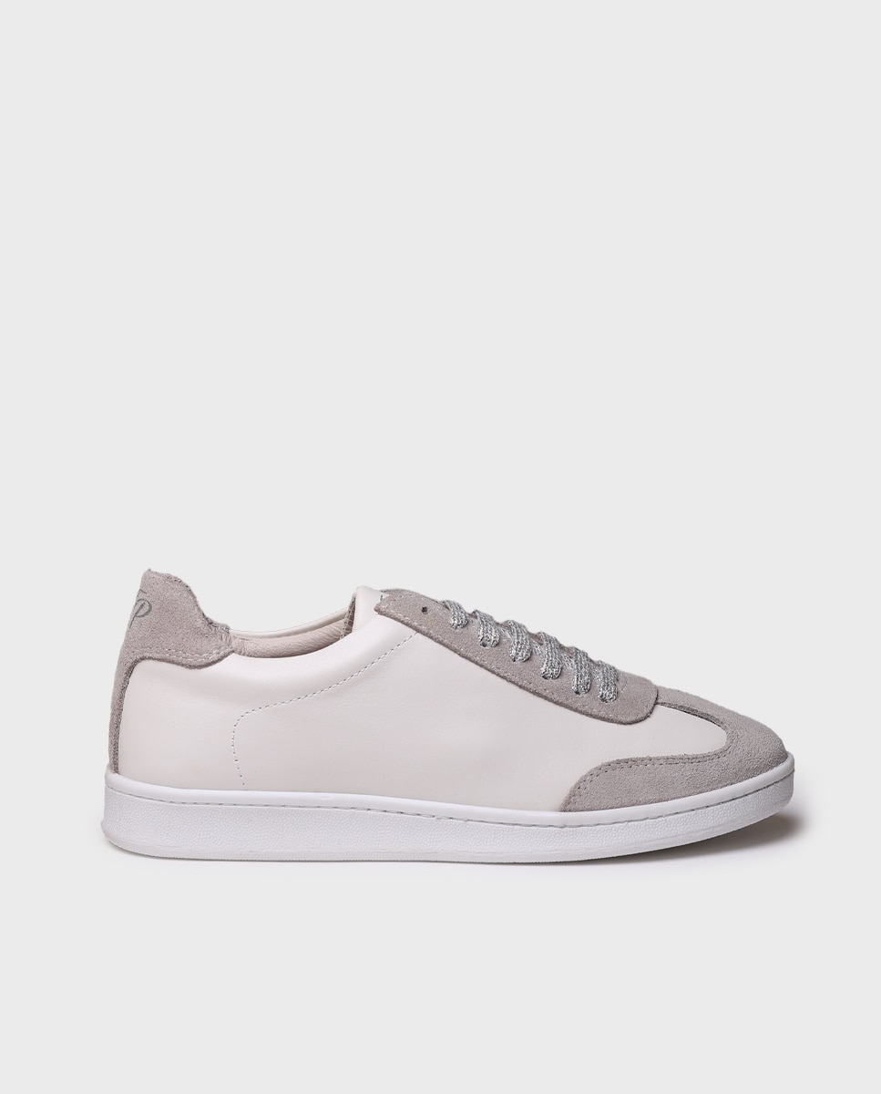 Imagem 0 de Sapatilhas de Pele com Atacadores