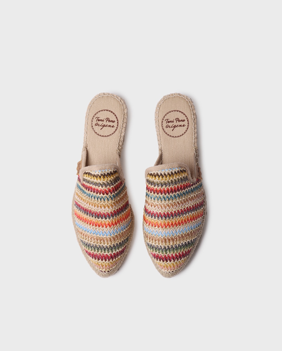 Alpargatas planas de mujer con estampado de rayas - Toni Pons - Multicolor Multicolor-5