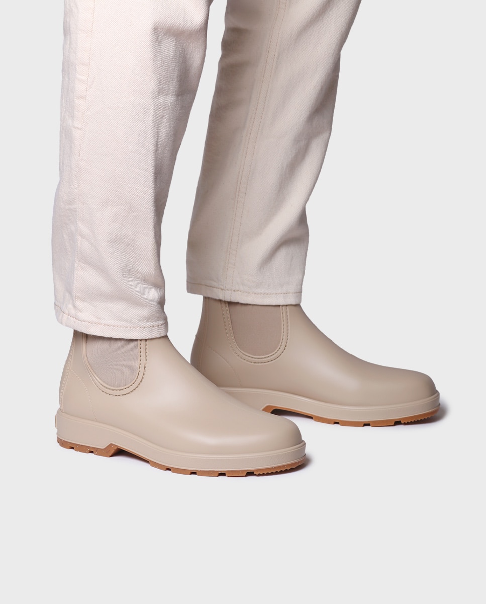 Botines de hombre de agua con elástico - Toni Pons - Beige Beige-3