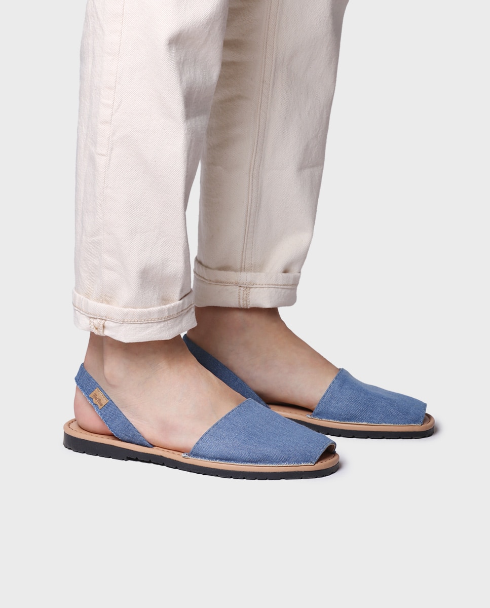 Menorquinas de hombre de tejido - Toni Pons - Azul Azul-2