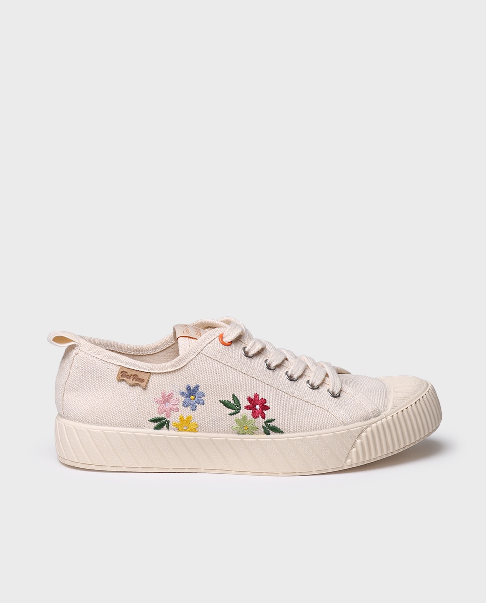 Zapatillas de lona de mujer de tejido - Toni Pons - Crudo Crudo-1