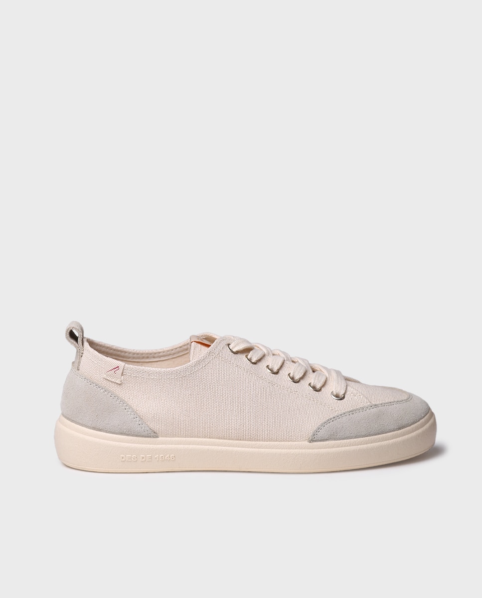 Zapatillas de lona de mujer de tejido - Toni Pons - Crudo Crudo-4