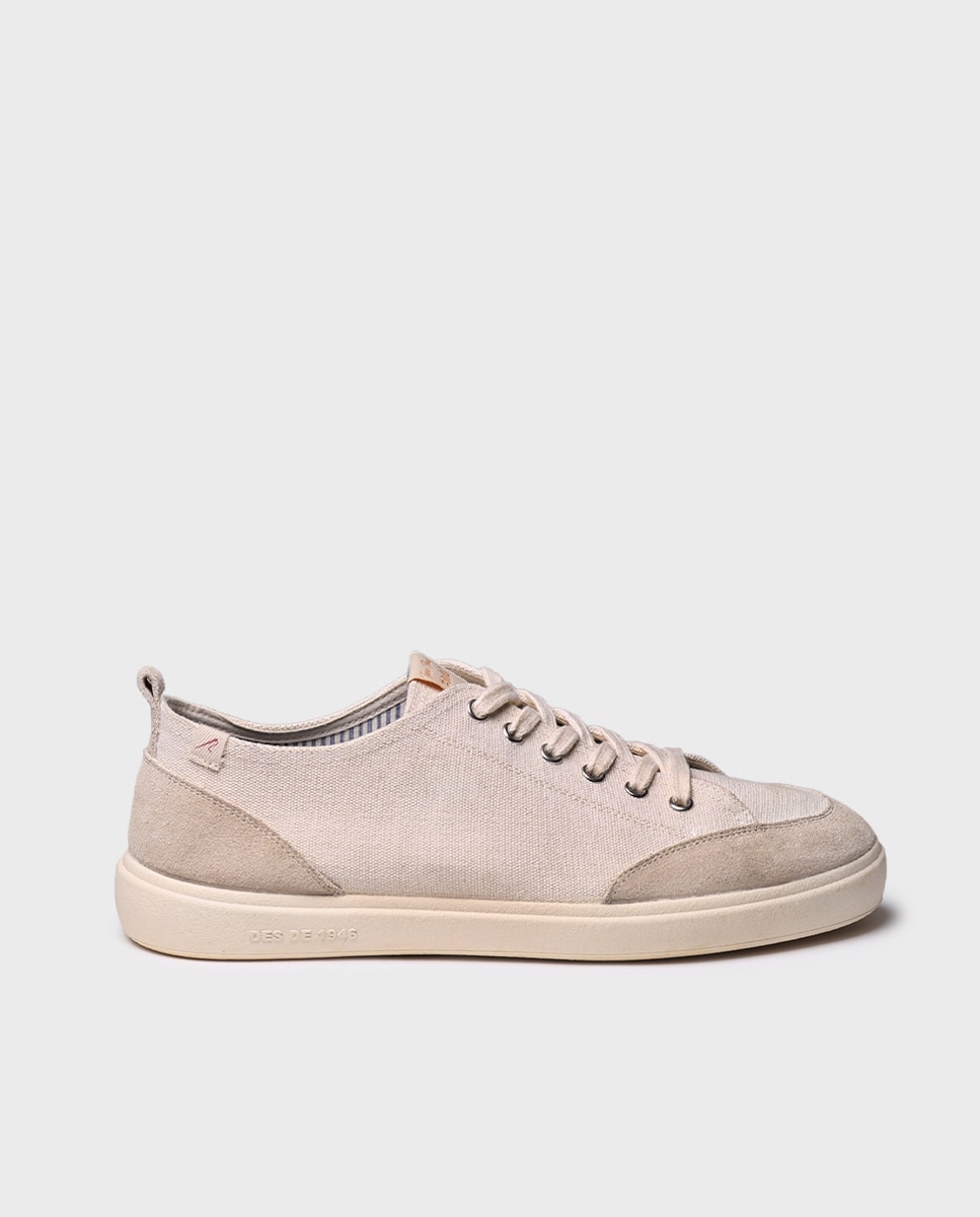 Zapatillas de lona de hombre de tejido - Toni Pons - Crudo Crudo-1