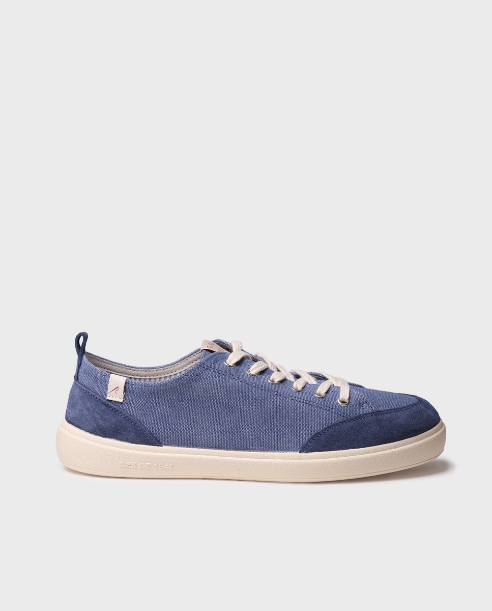 Zapatillas de lona de hombre de tejido - Toni Pons - Azul marino Azul marino-1