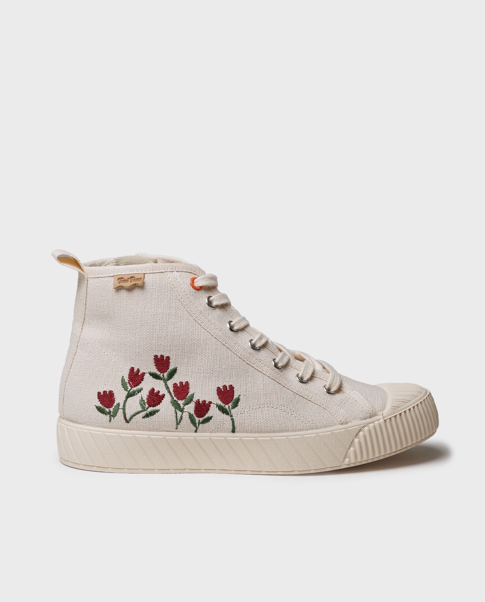 Zapatillas de lona de mujer de tejido - Toni Pons - Crudo Crudo-1
