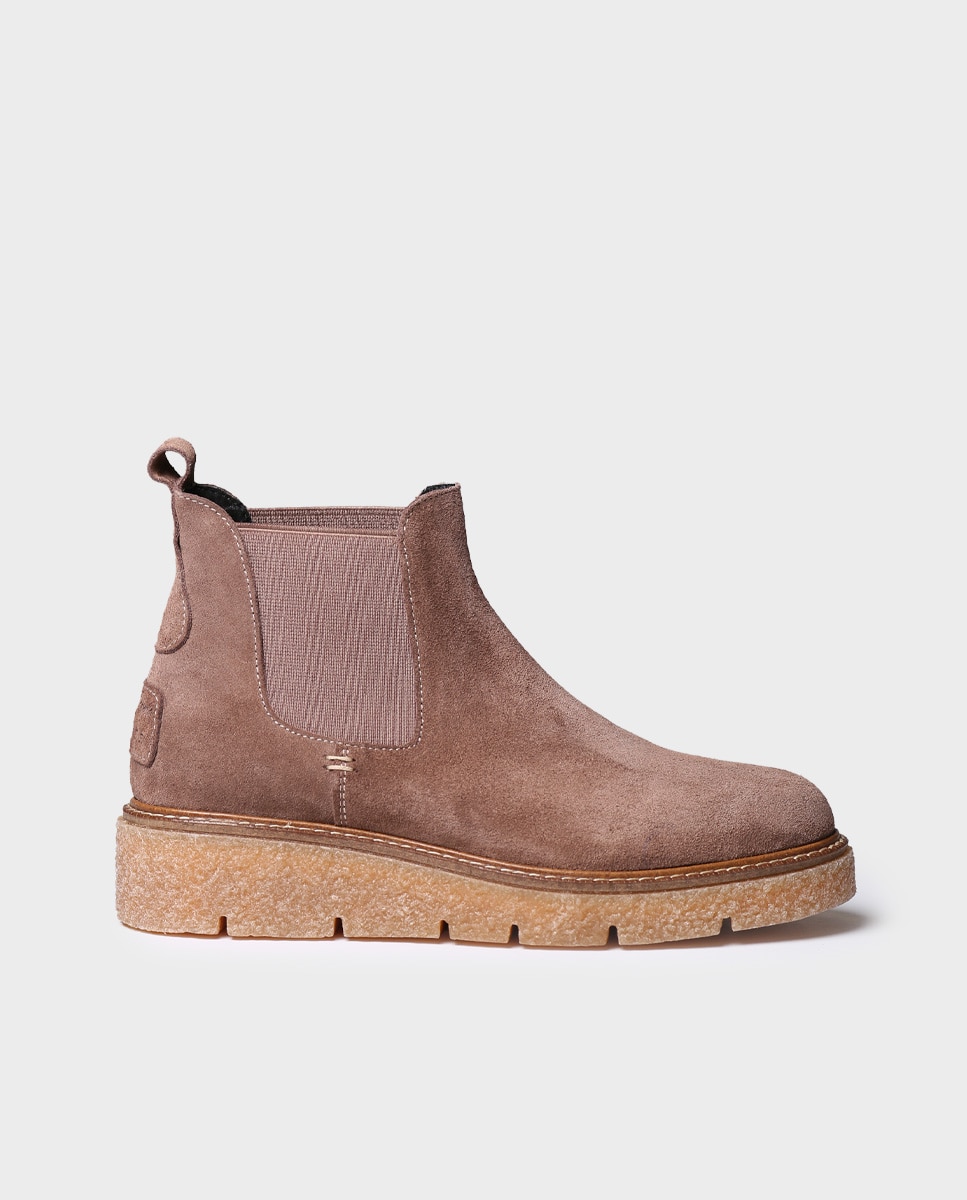 Botines de mujer de serraje con elásticos - Toni Pons - Topo Topo-1