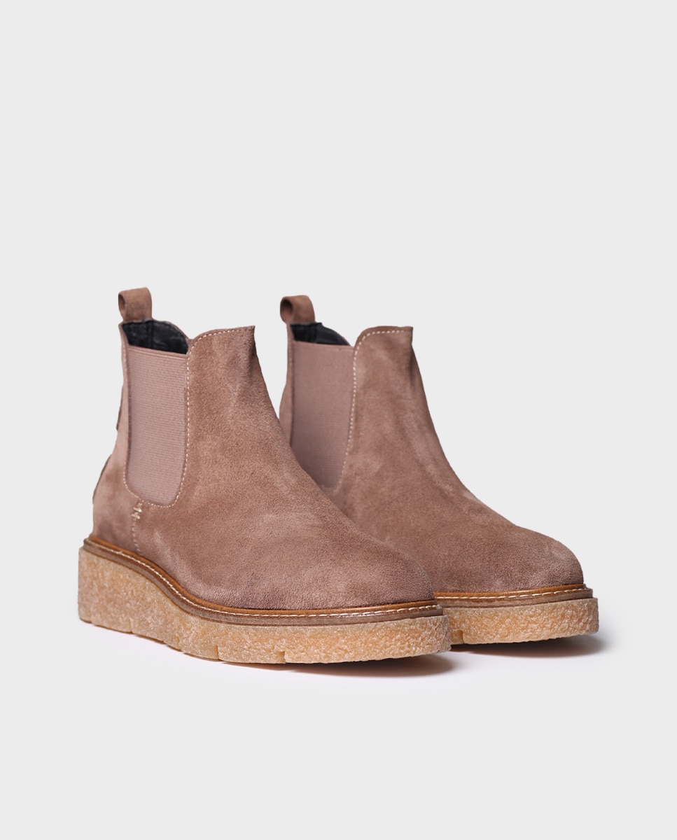 Botines de mujer de serraje con elásticos - Toni Pons - Topo Topo-4