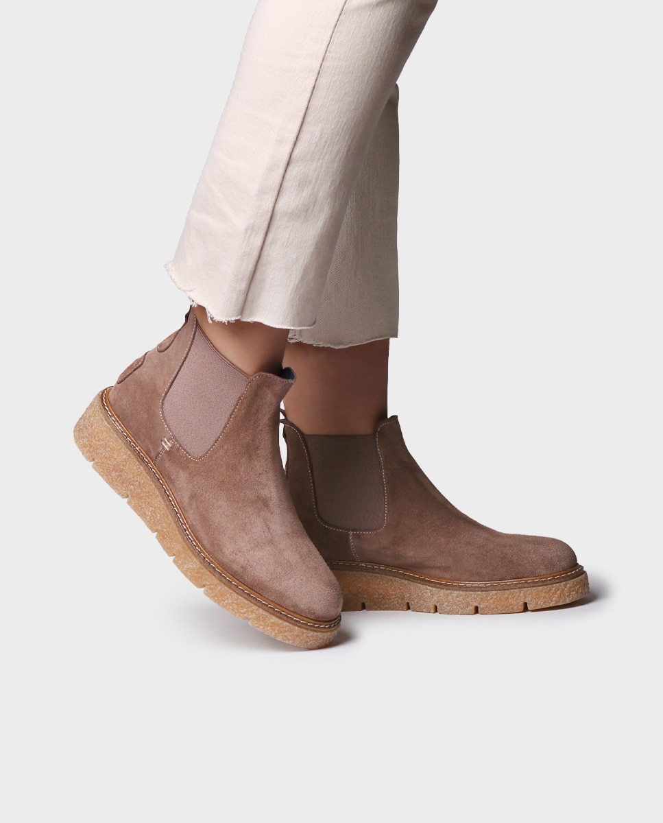 Botines de mujer de serraje con elásticos - Toni Pons - Topo Topo-2