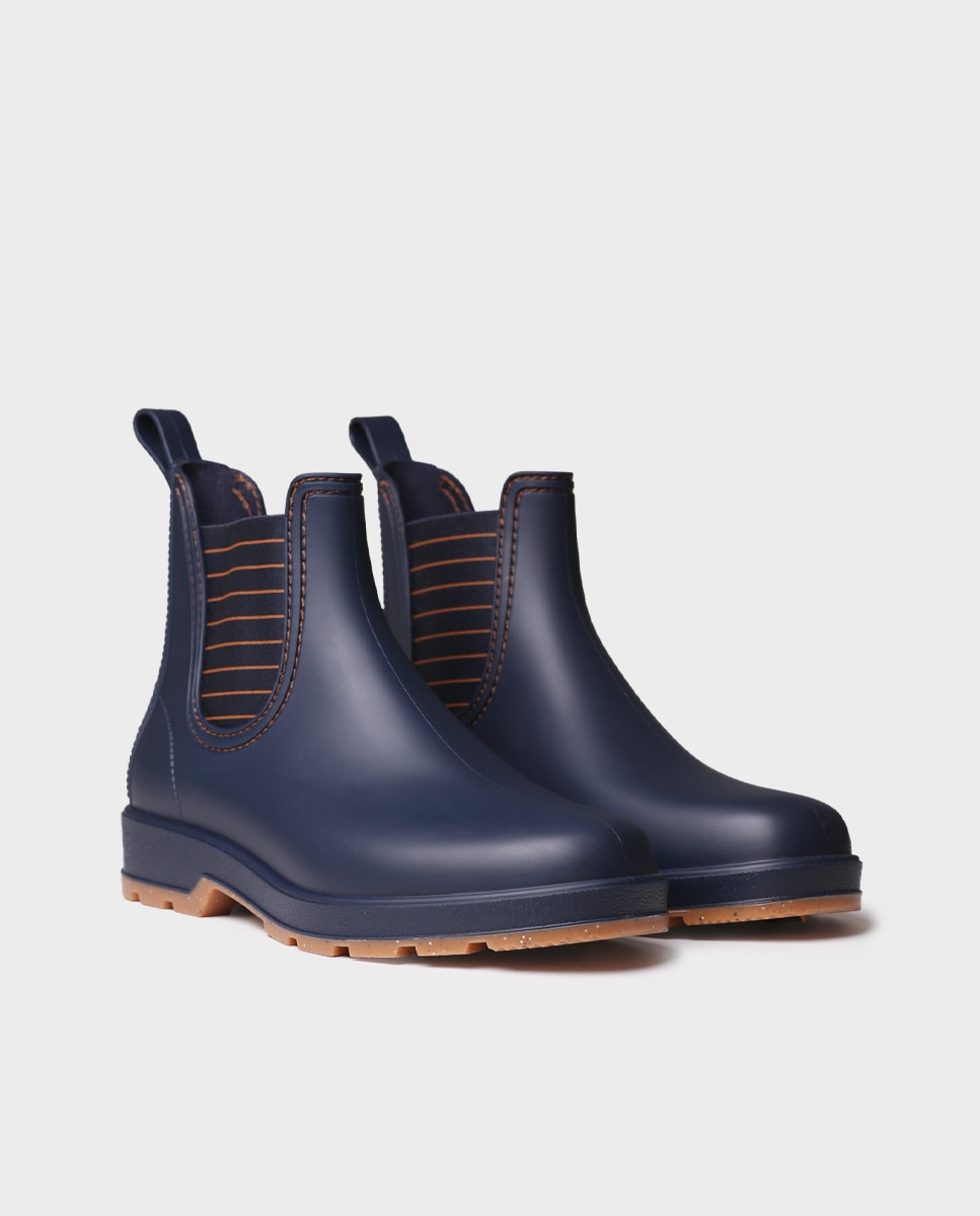 Botines de hombre de agua con elástico - Toni Pons - Azul marino Azul marino-4