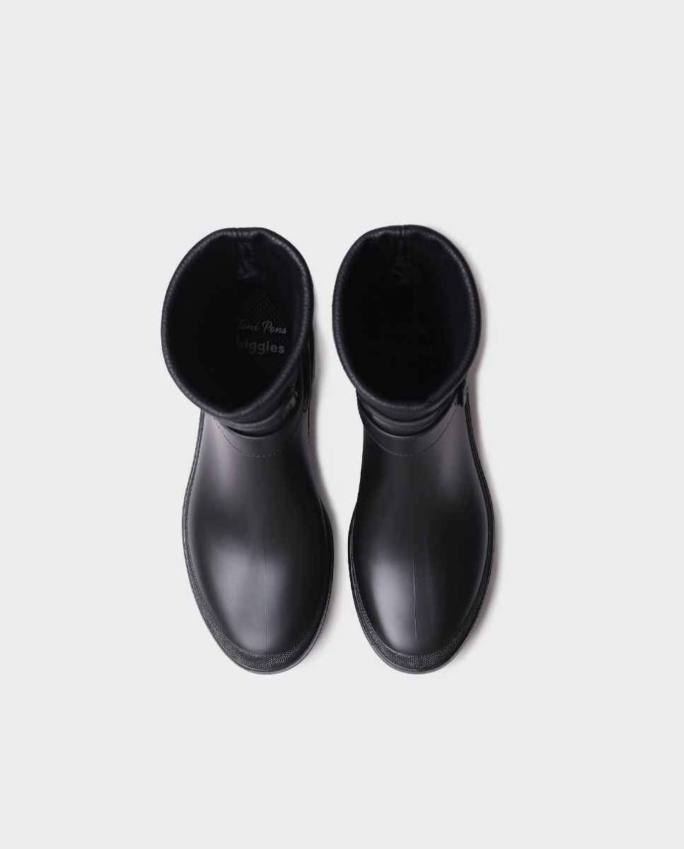 Botines de agua de mujer de goma con plataforma - Toni Pons - Negro Negro-3