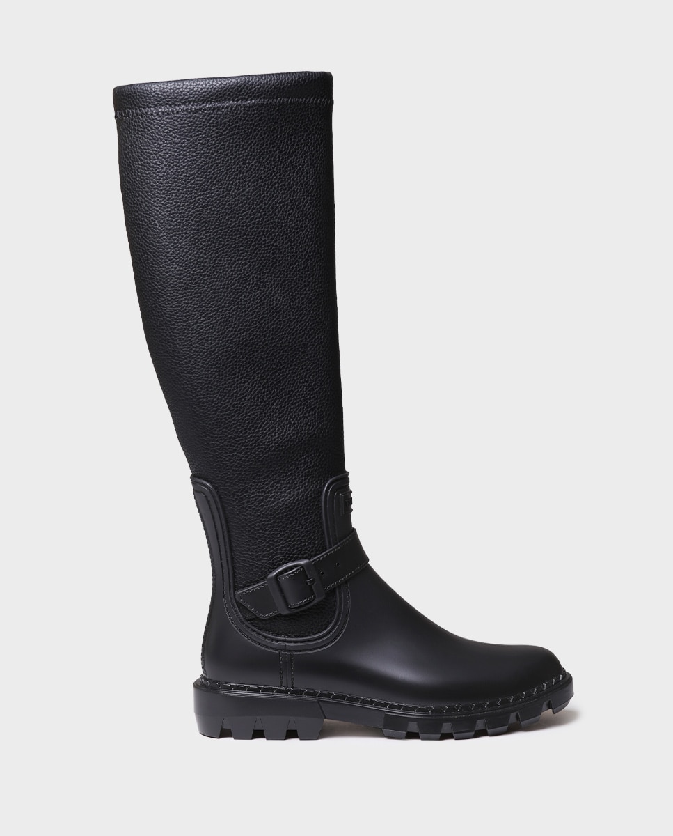 Botas de agua de mujer de caña alta - Toni Pons - Negro Negro-1