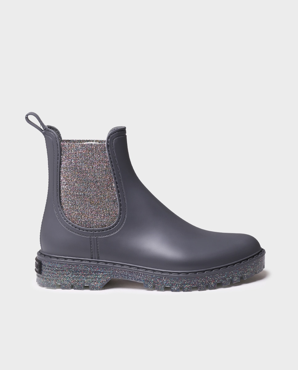 Botines de agua de mujer de goma con elásticos - Toni Pons - Gris Gris-1
