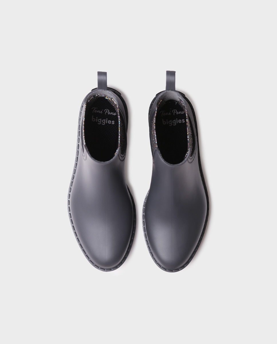 Botines de agua de mujer de goma con elásticos - Toni Pons - Gris Gris-2