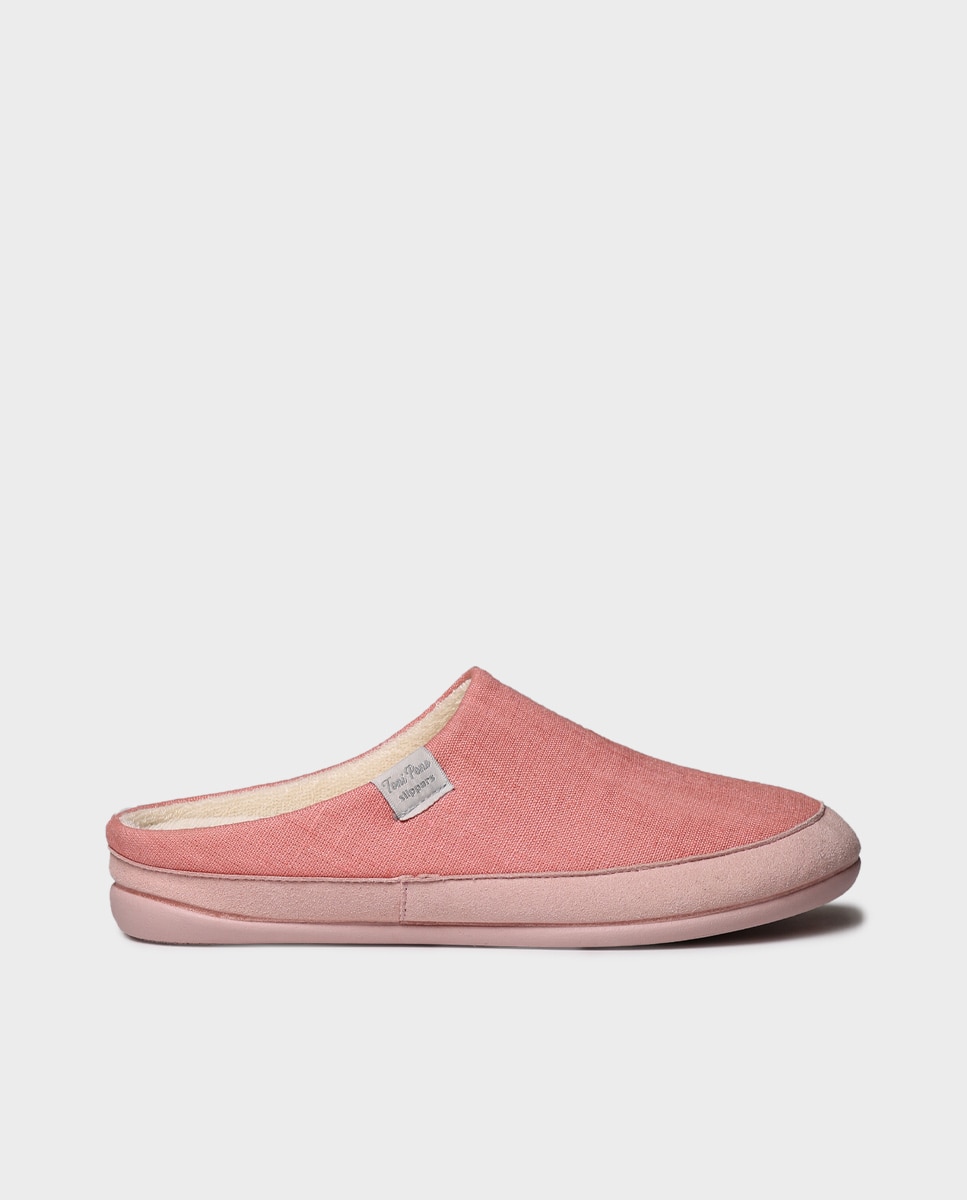 Toni Pons - Zapatillas de casa de mujer tipo zueco de tejido.