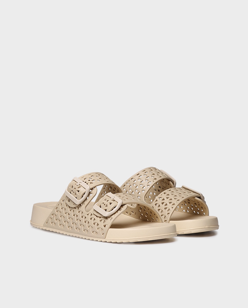 Chanclas de mujer de goma con hebillas - Toni Pons - Crudo Crudo-4