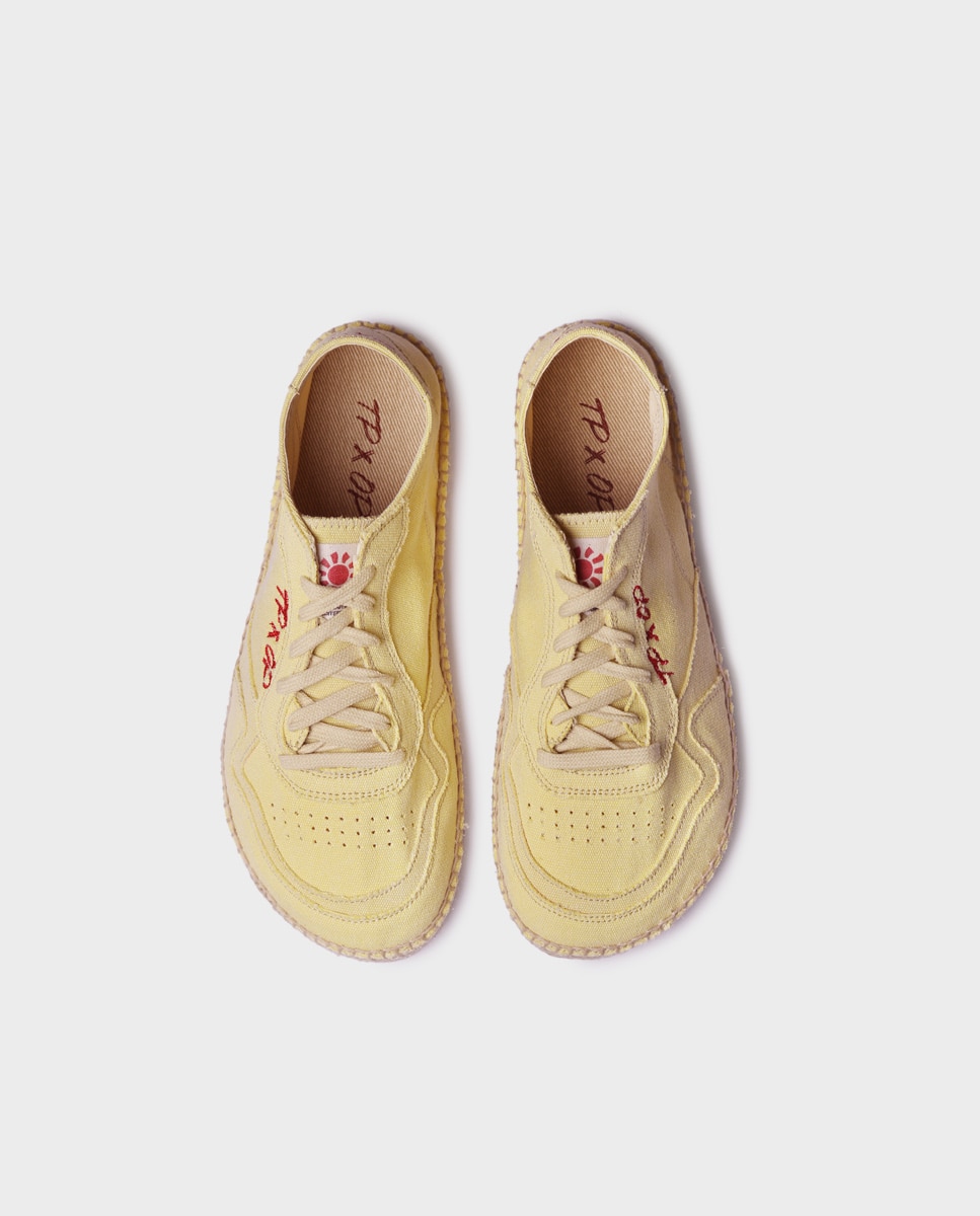 Alpargata barefoot unisex con cordones - Toni Pons - Amarillo Amarillo-4