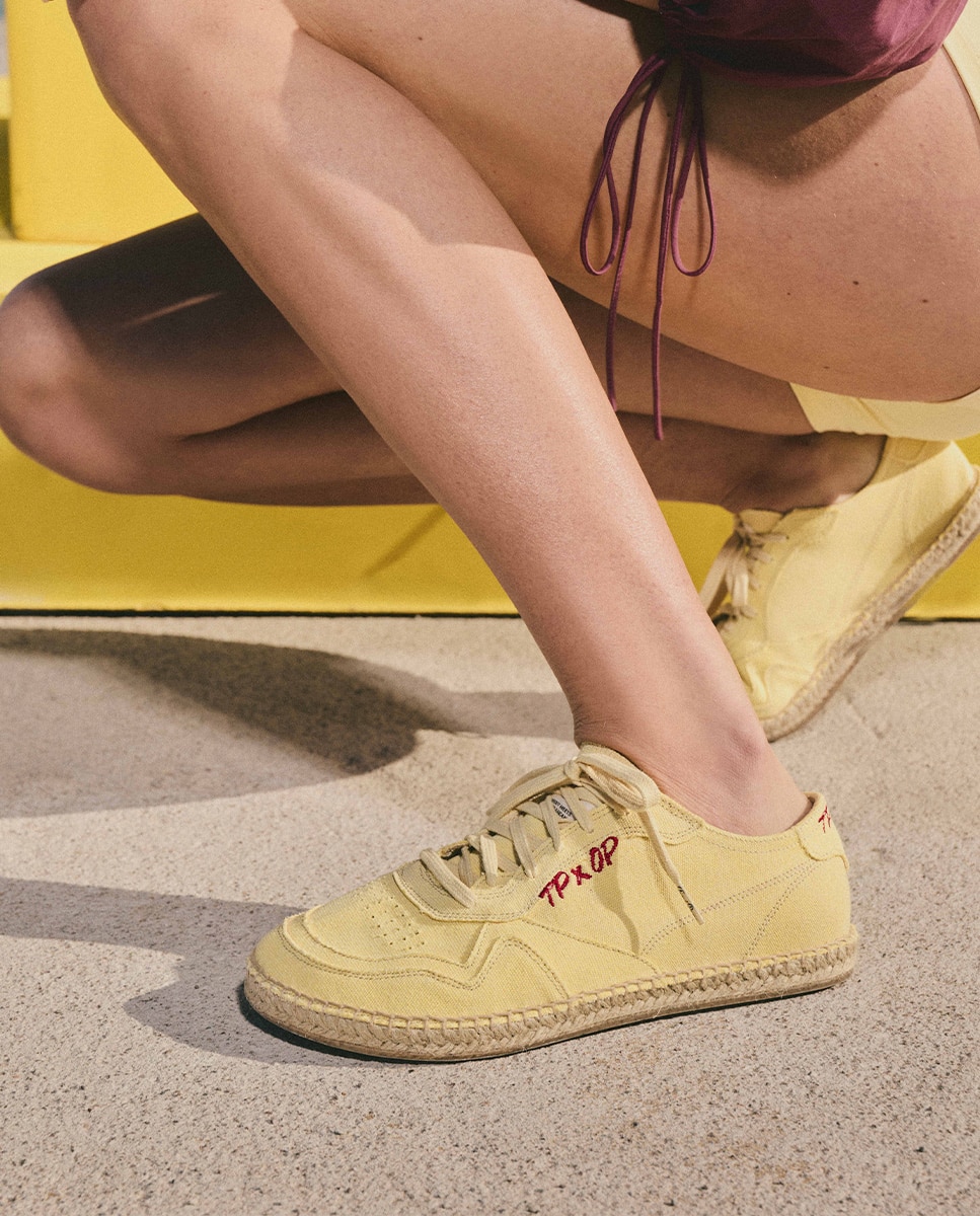 Alpargata barefoot unisex con cordones - Toni Pons - Amarillo Amarillo-3