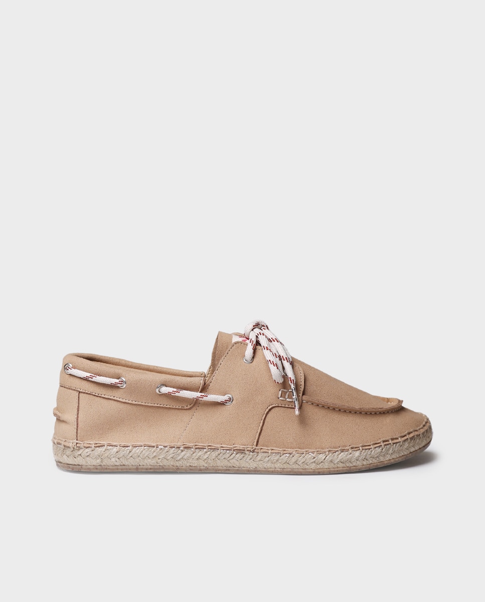 Alpargata barefoot unisex con cordones - Toni Pons - Marrón claro Marrón claro-1