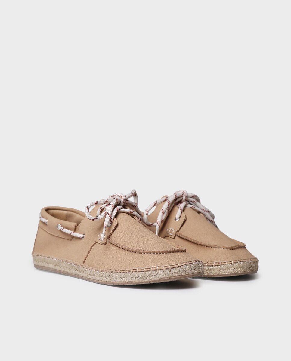 Alpargata barefoot unisex con cordones - Toni Pons - Marrón claro Marrón claro-5