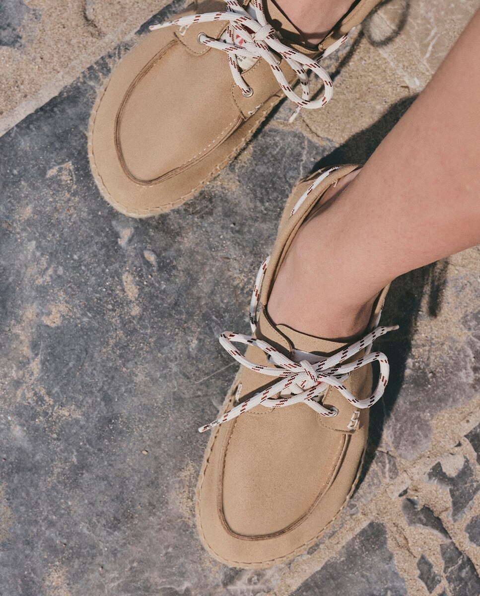 Alpargata barefoot unisex con cordones - Toni Pons - Marrón claro Marrón claro-3