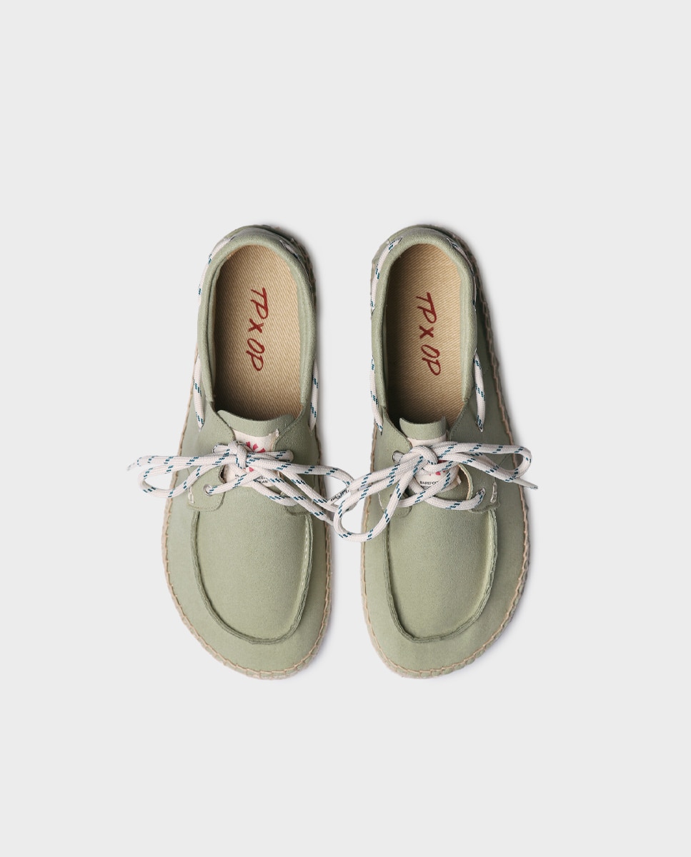 Alpargata barefoot unisex con cordones - Toni Pons - Verde menta Verde menta-4