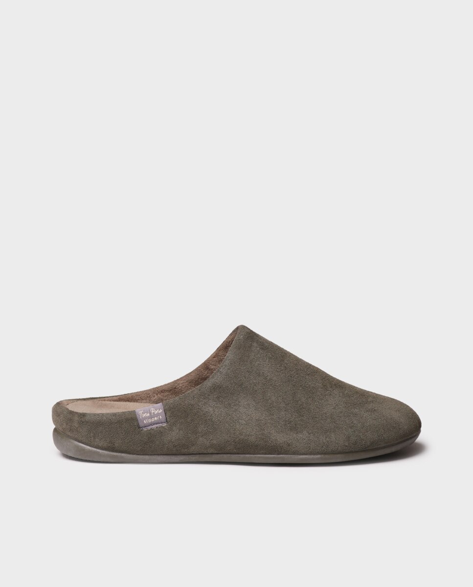 Imagen 1 de Zapatillas de casa de hombre tipo zueco - Toni Pons - Kaki Kaki