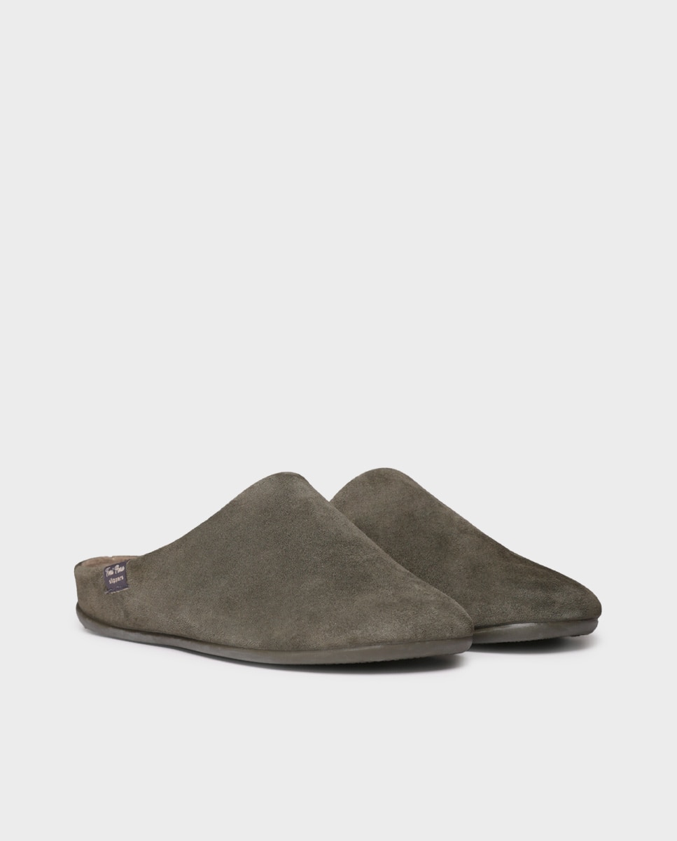 Imagen 4 de Zapatillas de casa de hombre tipo zueco - Toni Pons - Kaki Kaki