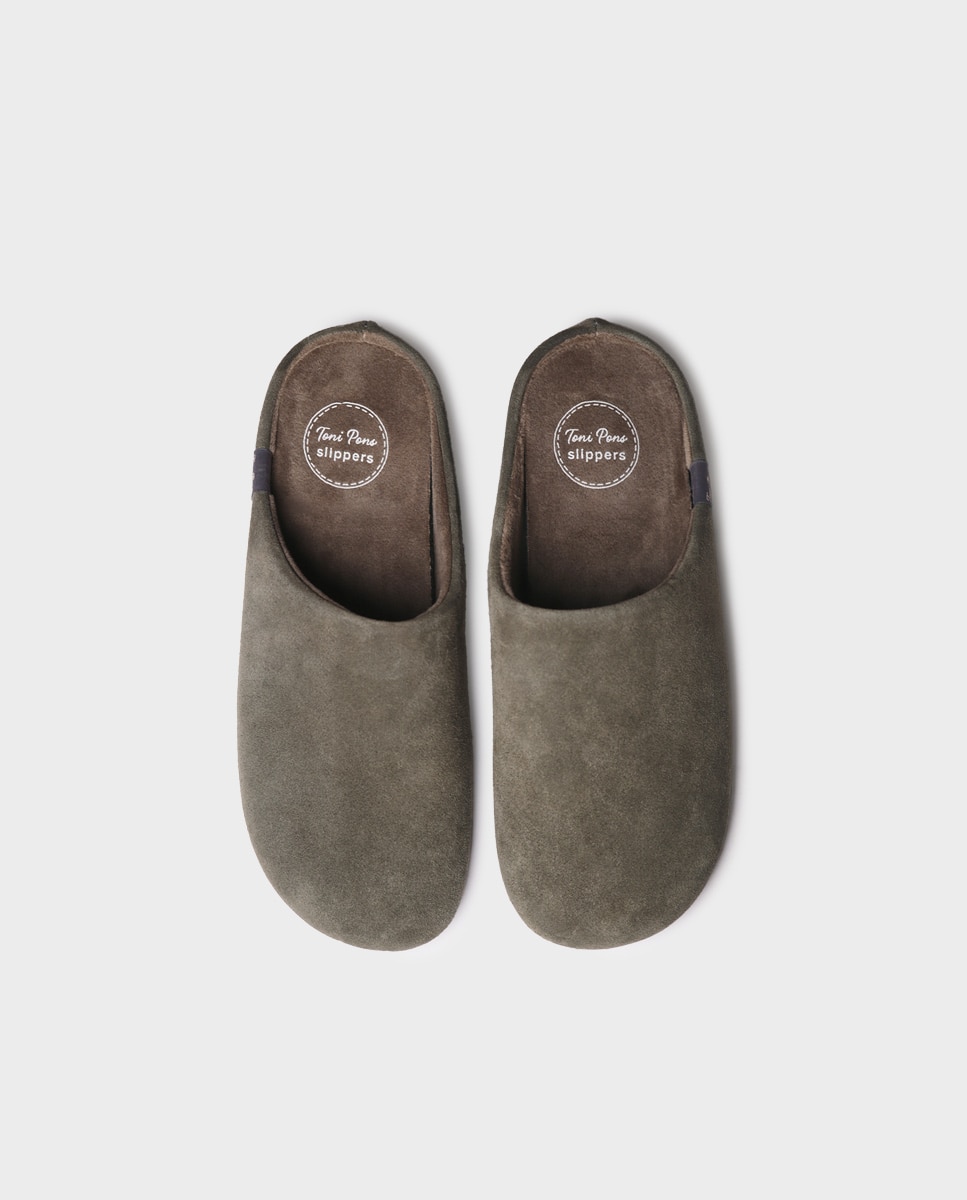 Imagen 3 de Zapatillas de casa de hombre tipo zueco - Toni Pons - Kaki Kaki