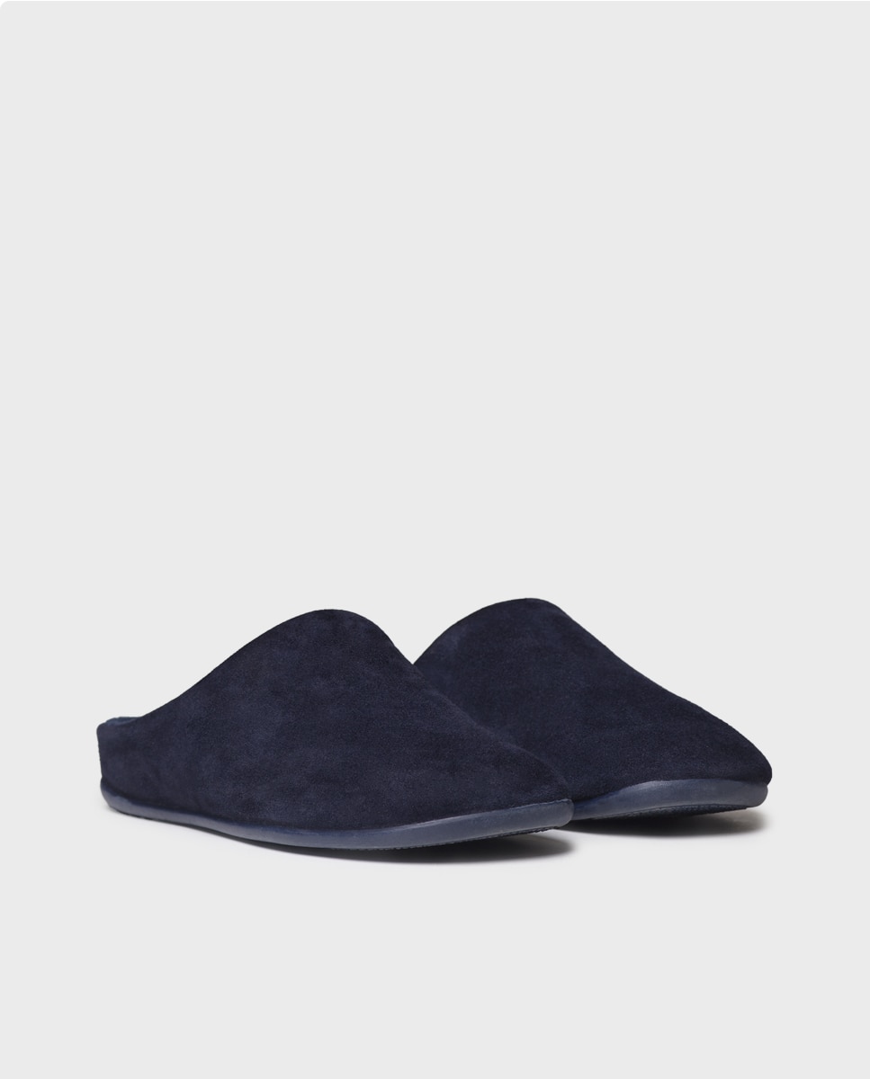 Zapatillas de casa de hombre tipo zueco - Toni Pons - Azul marino Azul marino-4