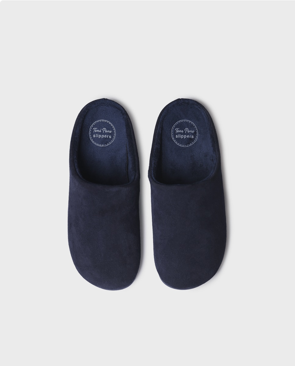 Zapatillas de casa de hombre tipo zueco - Toni Pons - Azul marino Azul marino-3