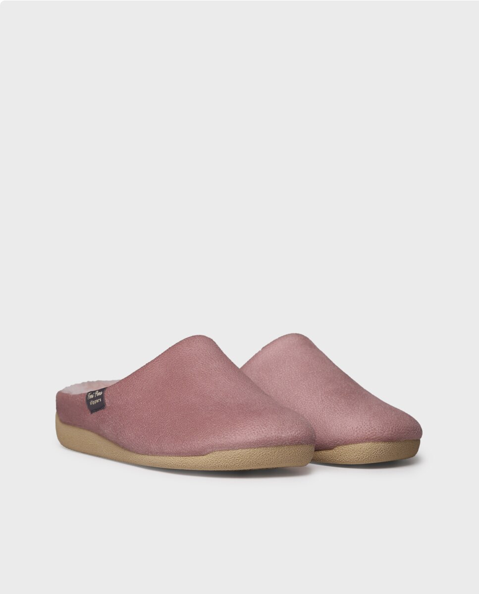 Zapatillas de casa cerradas de mujer tipo zueco - Toni Pons - Nude Nude-4