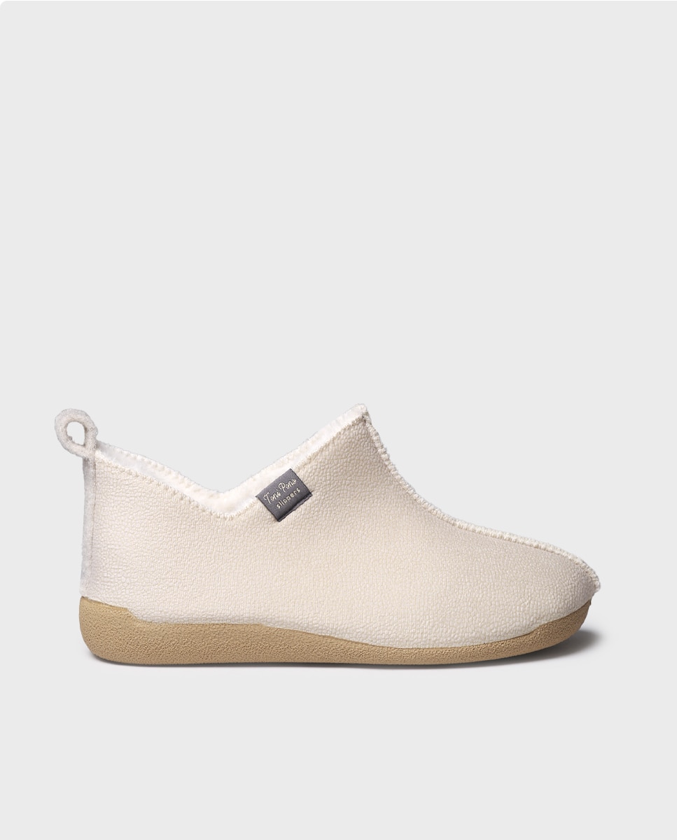 Zapatillas de casa cerradas de mujer tipo botín - Toni Pons - Crudo Crudo-1