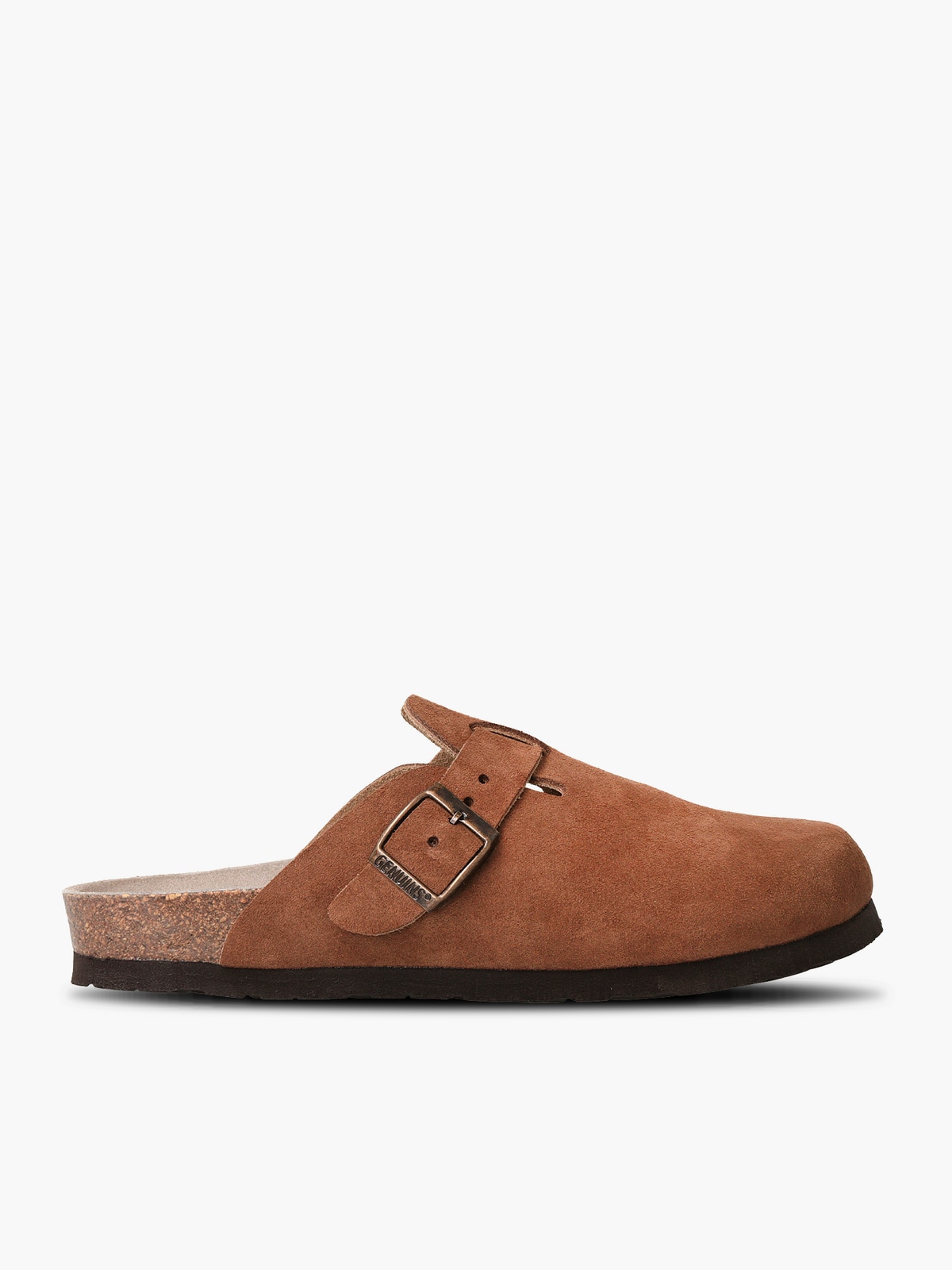 Zuecos unisex en piel engrasada